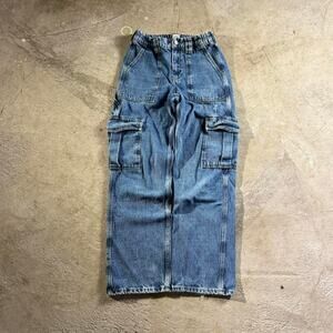 BDG Denim Wide Leg Cargo Pants